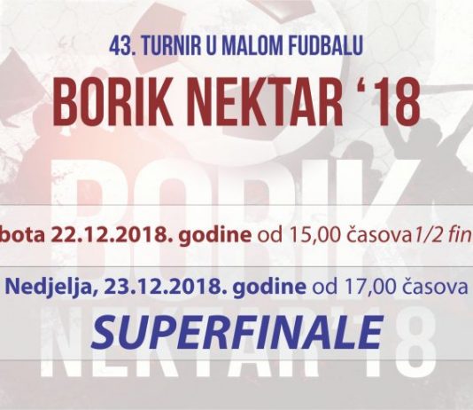 U nedjelju finale turnira u malom fudbalu