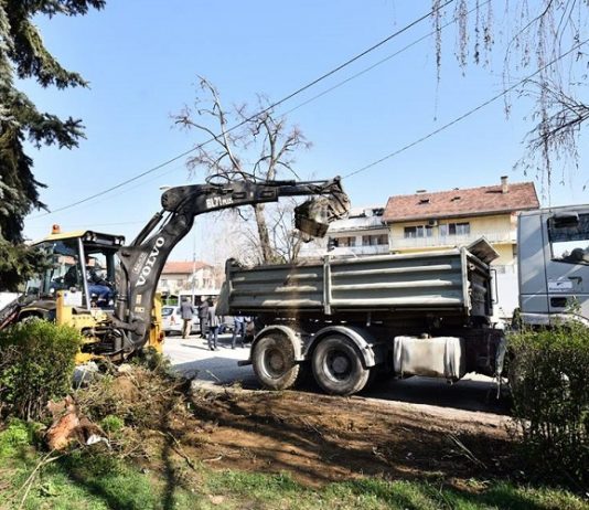 Počela izgradnja kružne raskrsnice kod Sirana