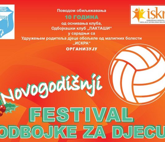 Novogodišnji festival odbojke za djecu