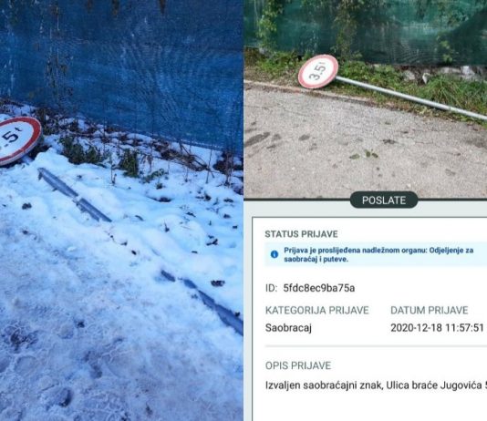 Podignite saobraćajni znak!