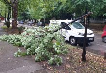Banja Luku jutros zahvatilo jako nevrijeme