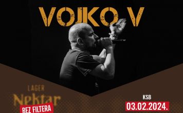 Vojko V. u Banjaluci : Veče „nefiltriranih“ rima uz „Nektar bez filtera“