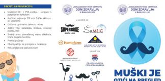 Kampanja sa fokusom na brigu o muškom zdravlju „Muški je otići na pregled“