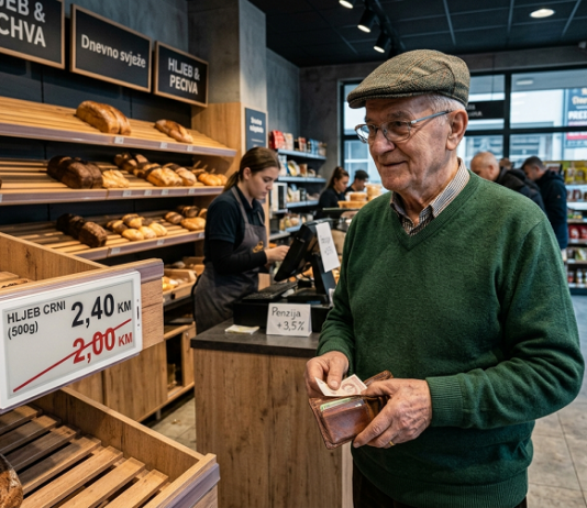Dok penzije rastu za 3,5 odsto, hljeb poskupio čak 20 odsto